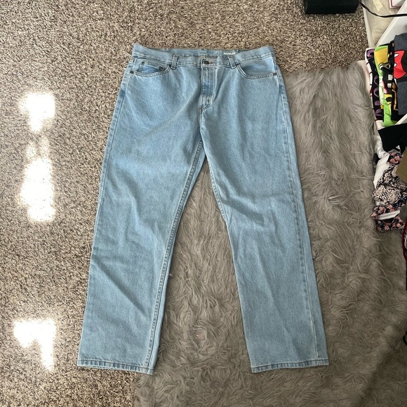 George Other - George Men's Light Blue Straight Jeans
